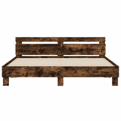 Bed Frame | Smoked Oak | Engineered wood | Super King | Bed Frame