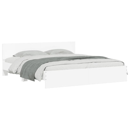 Bed Frame | White | Engineered wood, Plywood | Super King | Bed Frame