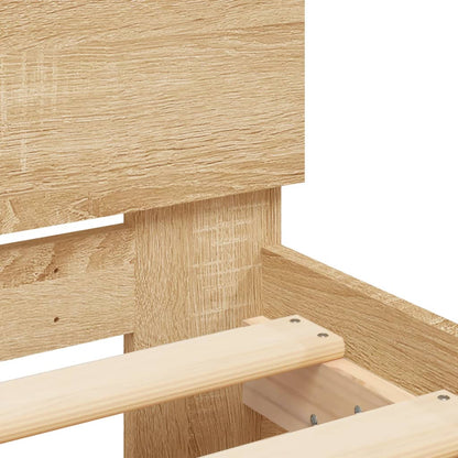 Bed Frame | Sonoma oak | Engineered wood | Super King | Bed Frame