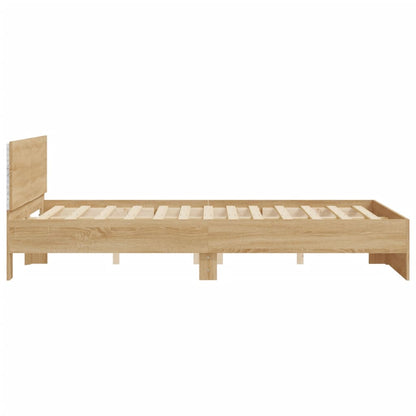 Bed Frame | Sonoma oak | Engineered wood | Double | Bed Frame