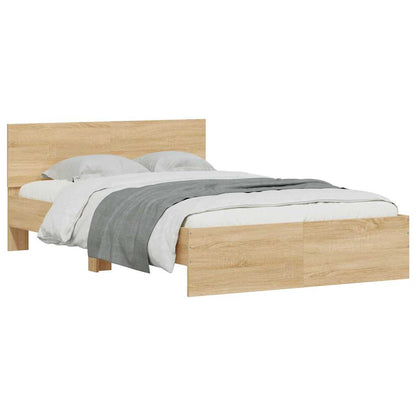 Bed Frame | Sonoma oak | Engineered wood, Plywood | Double | Bed Frame
