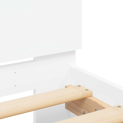 Bed Frame | White | Engineered wood, Plywood | Double | Bed Frame