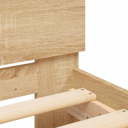 Bed Frame | Sonoma Oak | Engineered Wood, Plywood