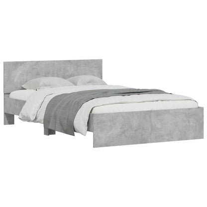 Bed Frame | Concrete Grey | Engineered wood, Plywood | Double | Bed Frame