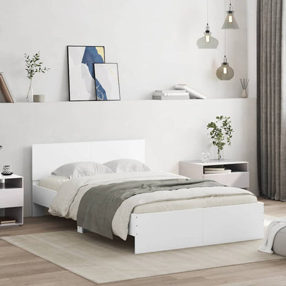 Bed Frame | White | Engineered wood, Plywood | Double | Bed Frame