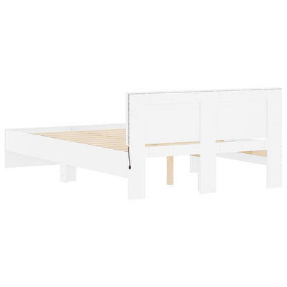 Bed Frame | White | Engineered wood, Plywood | Double | Bed Frame