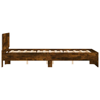 Bed Frame | Smoked oak | Engineered wood, plywood | 140x190 cm