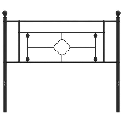 Metal Replace Headboard Black 107 cm