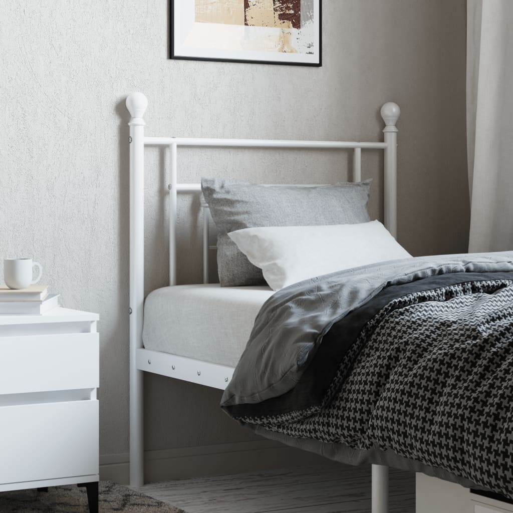 Metal Replace Headboard White 75 cm