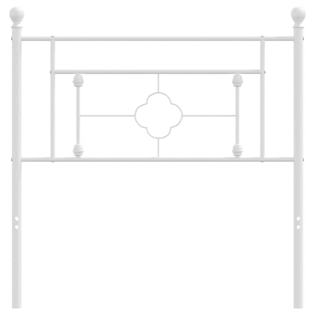 Metal Replace Headboard White 100 cm