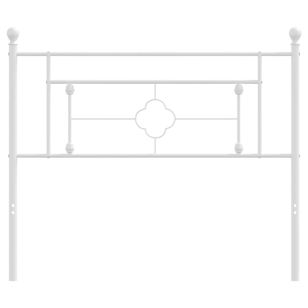 Metal Replace Headboard White 107 cm