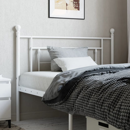 Metal Replace Headboard White 107 cm