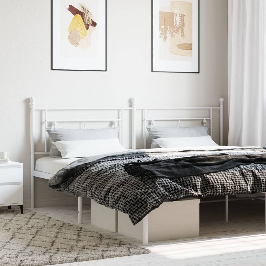 Metal Replace Headboard White 193 cm