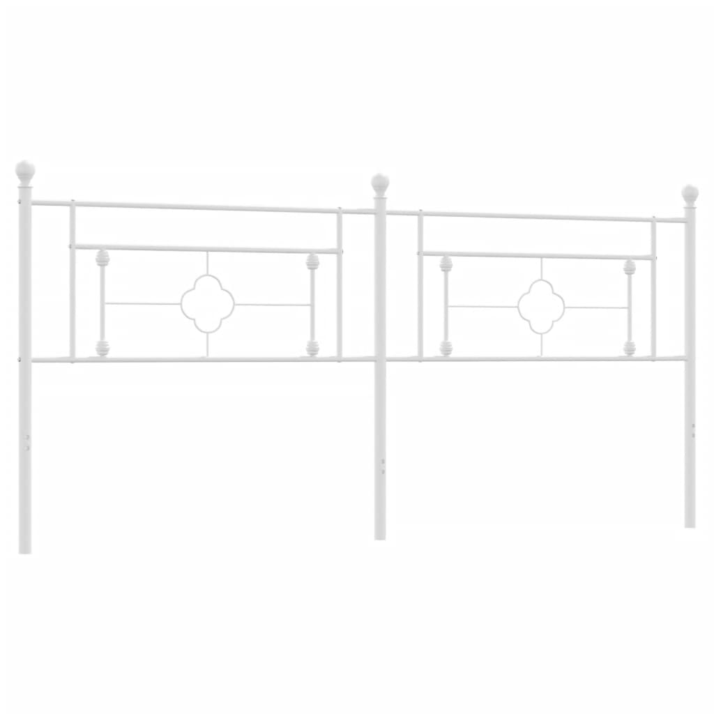 Metal Replace Headboard White 200 cm