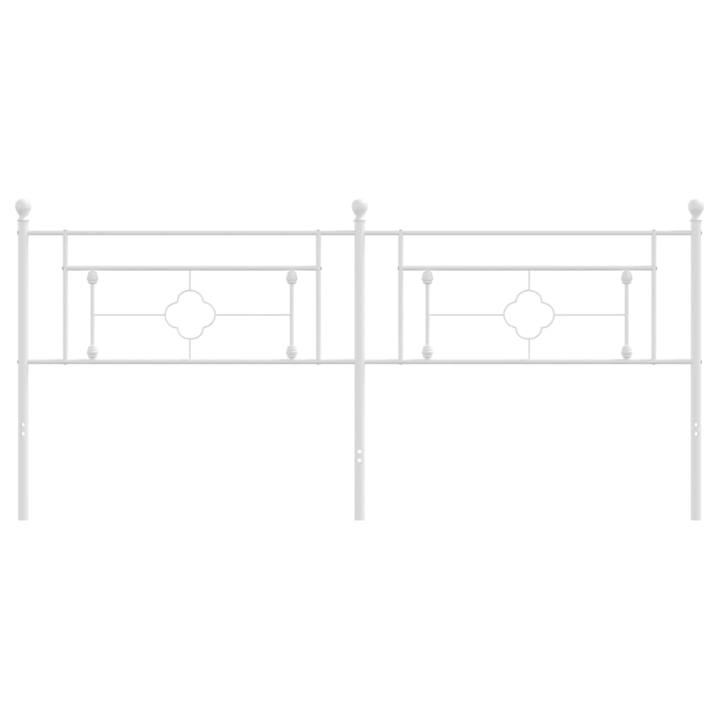 Metal Replace Headboard White 200 cm
