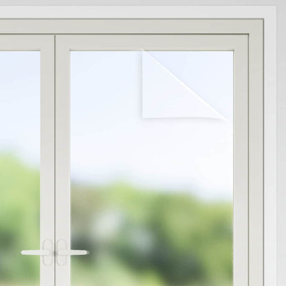 Window Films 5 pcs Static Frosted Grey PVC