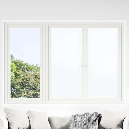 Window Films 3 pcs Static Frosted White PVC