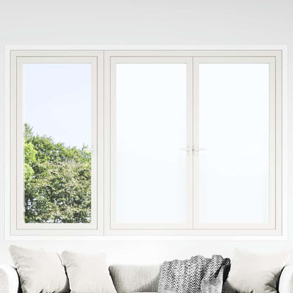 Window Films 3 pcs Static Frosted White PVC