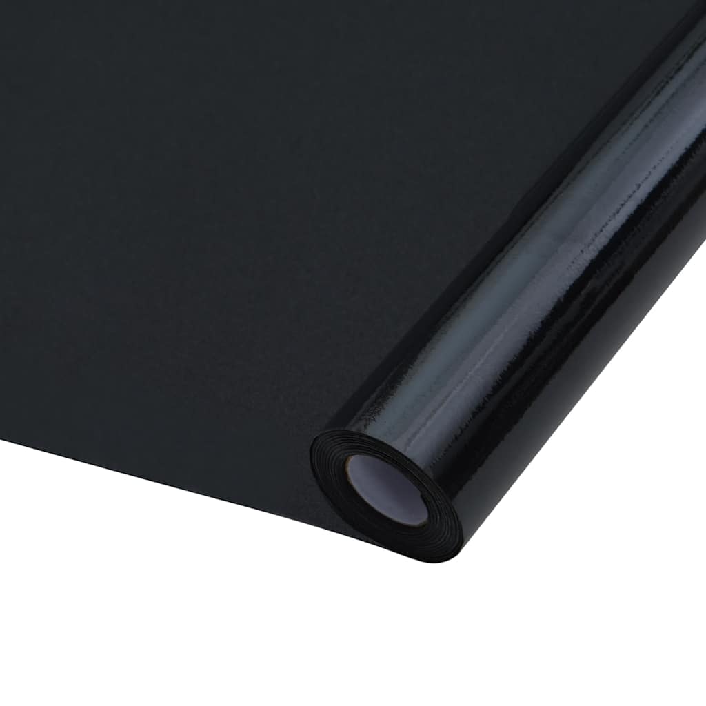 Window Films 3 pcs Static Frosted Black PVC