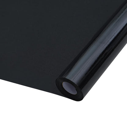 Window Films 3 pcs Static Frosted Black PVC