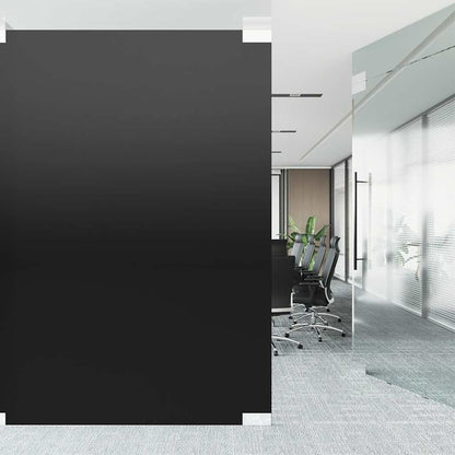 Window Films 3 pcs Static Frosted Black PVC