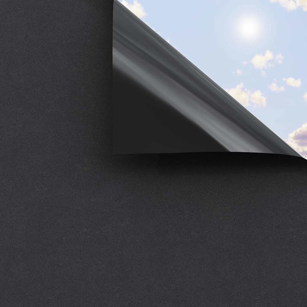 Window Films 3 pcs Static Frosted Black PVC