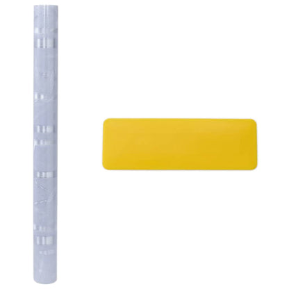 Window Films 2 pcs Frosted Bamboo Pattern PVC