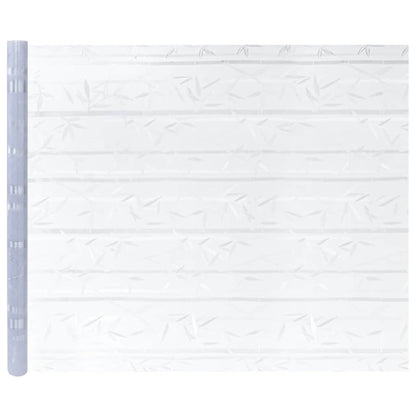 Window Films 4 pcs Frosted Bamboo Pattern PVC