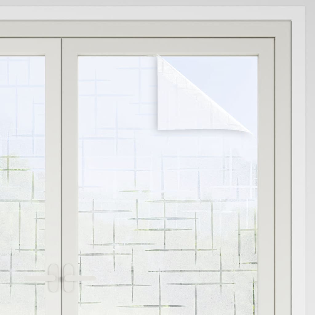 Window Films 4 pcs Frosted Star Pattern PVC