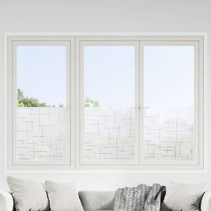 Window Films 4 pcs Frosted Star Pattern PVC