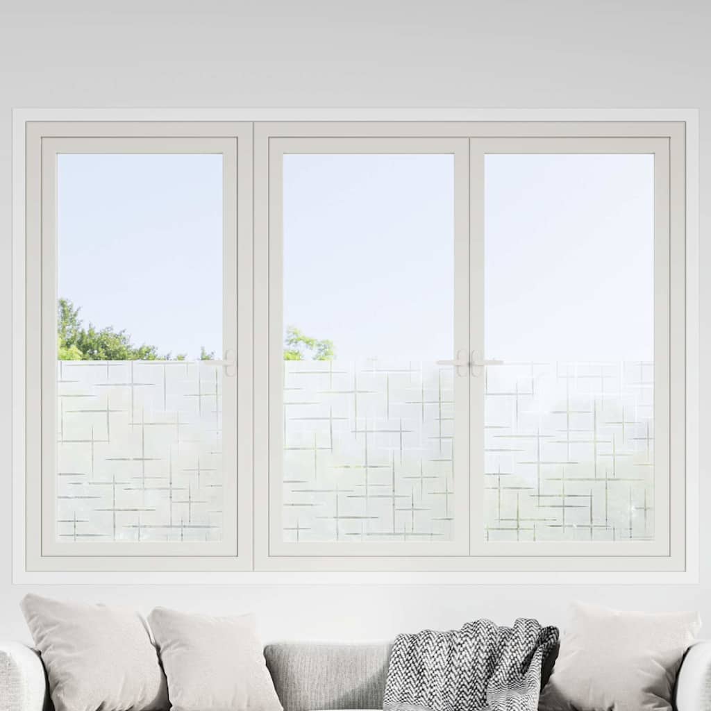 Window Films 4 pcs Frosted Star Pattern PVC