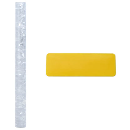 Window Films 2 pcs Frosted Flower Pattern PVC