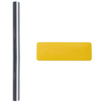 Solar Films 3 pcs Static Reflective Effect Silver PVC