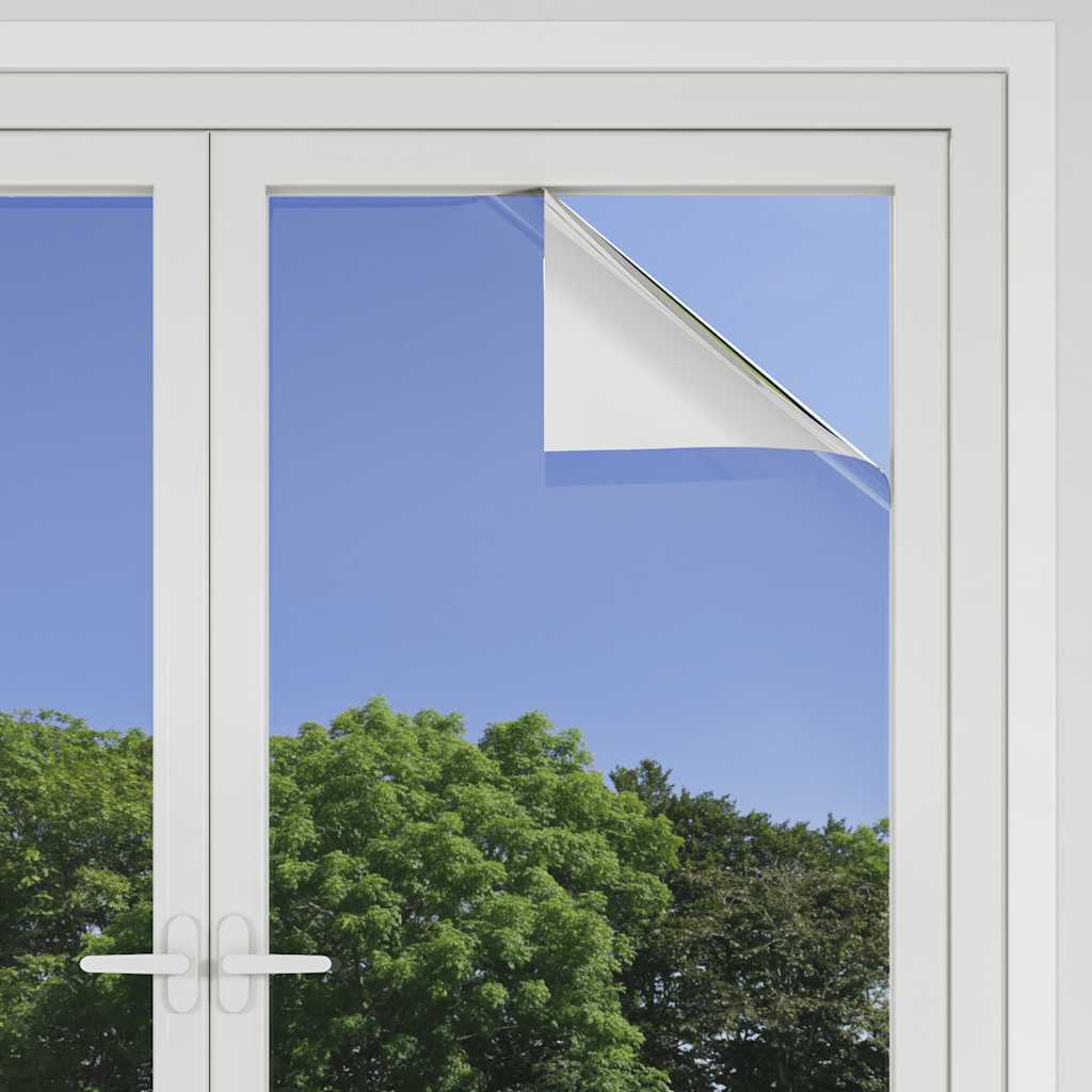 Solar Films 3 pcs Static Reflective Effect Silver PVC