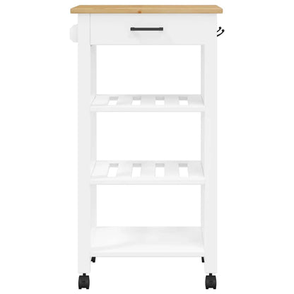 Kitchen Trolley MONZA 48x40x88.5 cm Solid Wood Pine