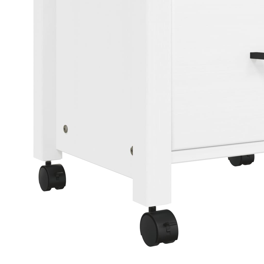 Kitchen Trolley MONZA 48x40x88.5 cm Solid Wood Pine