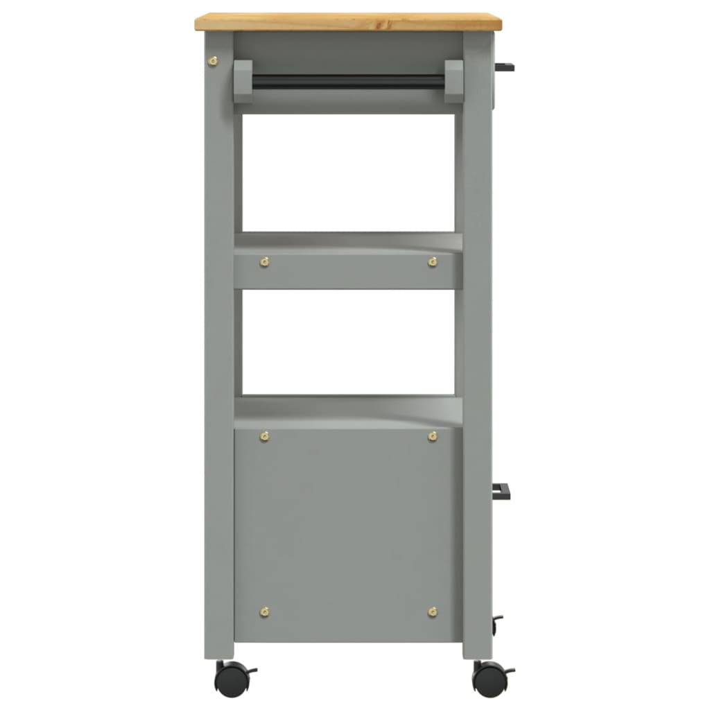 Kitchen Trolley MONZA 48x40x88.5 cm Solid Wood Pine