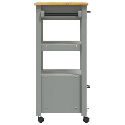 Kitchen Trolley MONZA 48x40x88.5 cm Solid Wood Pine