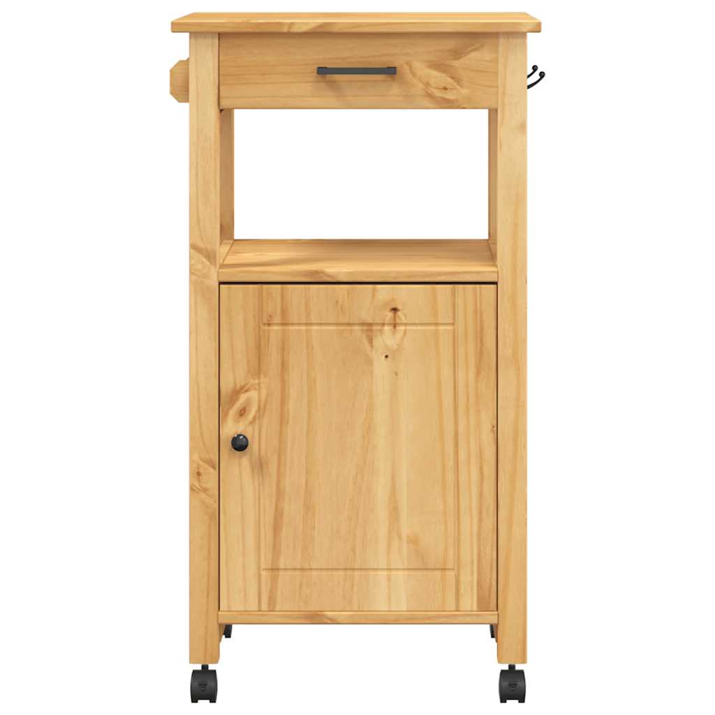 Kitchen Trolley MONZA 48x40x88.5 cm Solid Wood Pine