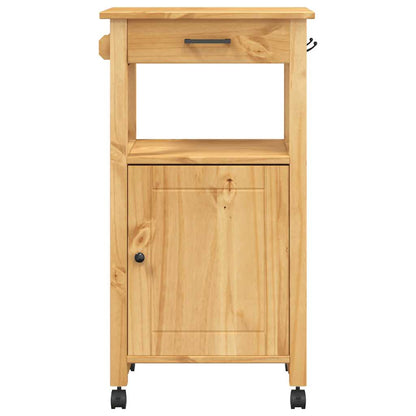 Kitchen Trolley MONZA 48x40x88.5 cm Solid Wood Pine