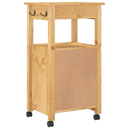 Kitchen Trolley MONZA 48x40x88.5 cm Solid Wood Pine