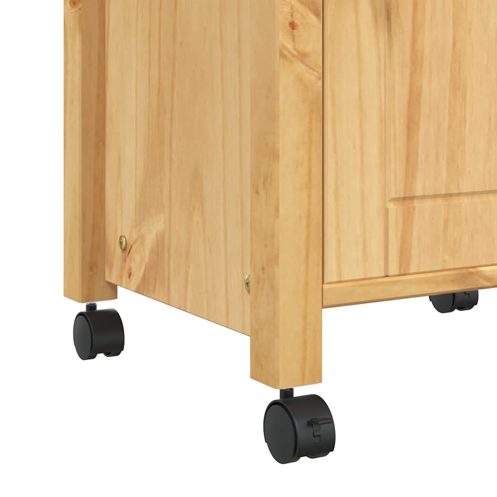 Kitchen Trolley MONZA 48x40x88.5 cm Solid Wood Pine