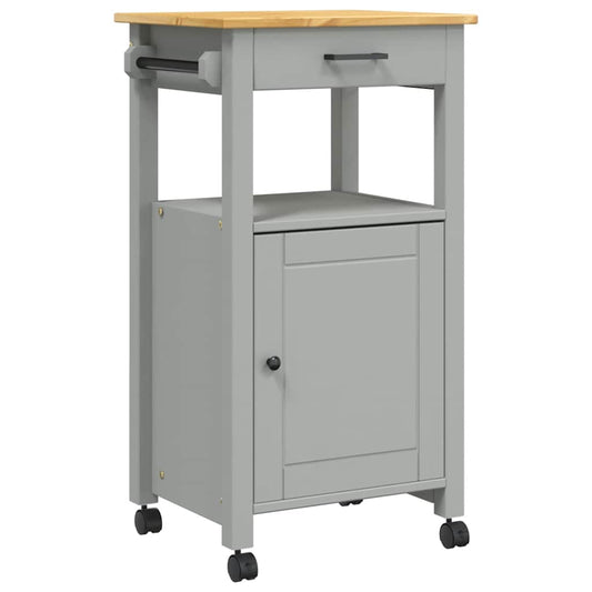 Kitchen Trolley MONZA 48x40x88.5 cm Solid Wood Pine