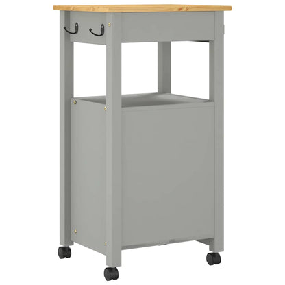Kitchen Trolley MONZA 48x40x88.5 cm Solid Wood Pine