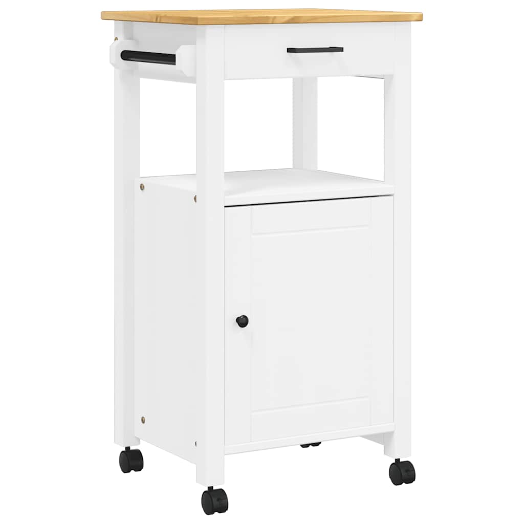 Kitchen Trolley MONZA 48x40x88.5 cm Solid Wood Pine