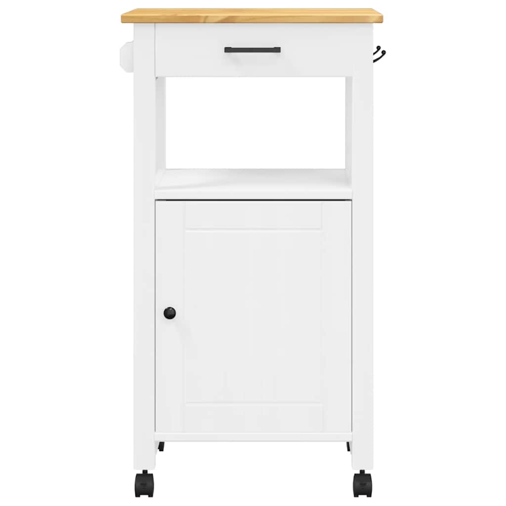 Kitchen Trolley MONZA 48x40x88.5 cm Solid Wood Pine