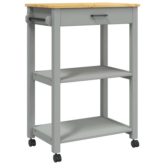 Kitchen Trolley "MONZA" 60x40x88,5 cm Solid Wood Pine