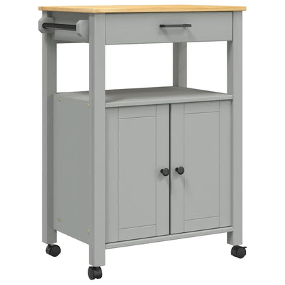 Kitchen Trolley MONZA 60x40x88.5 cm Solid Wood Pine
