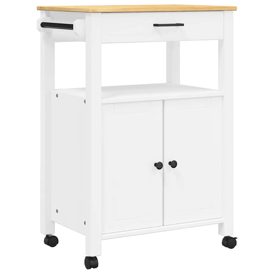 Kitchen Trolley "MONZA" 60x40x88,5 cm Solid Wood Pine