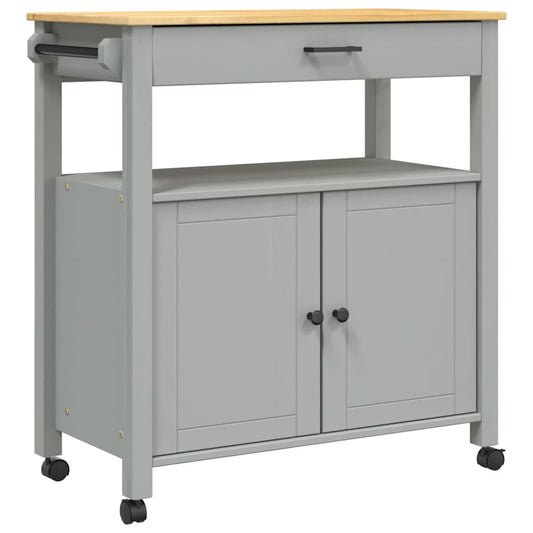 Kitchen Trolley "MONZA" 84x40x88,5 cm Solid Wood Pine
